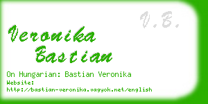 veronika bastian business card